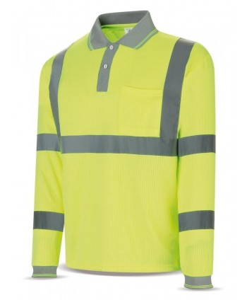 POLO AV M/LARGA 1288-POLF AMARILLO T-M