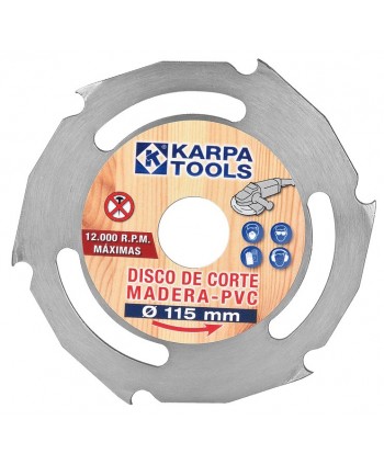 DISCO CORTE MADERA PVC 115MM 06581