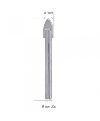 BROCA VIDRIO POWER GLASS 6MM 017806