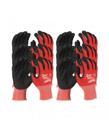 GUANTES ANTICORTE NITRILO NIVEL A - XL /