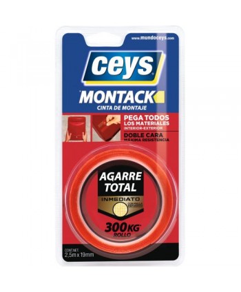 CINTA MONTACK CEYS 25MX19MM 507240